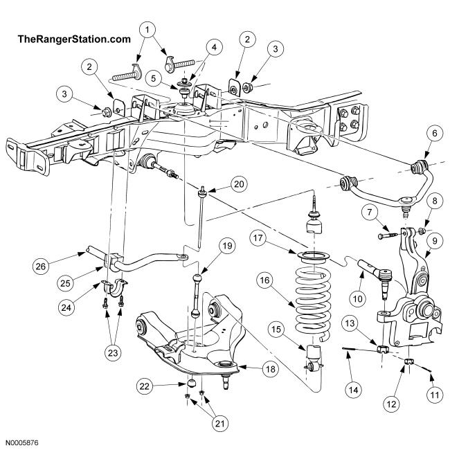 1993 Ford ranger front end parts #3