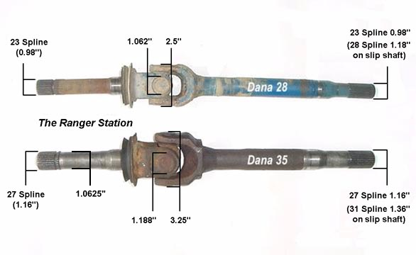 TEN Factory Front Outer Axle Shaft For Jeep Dana 30/44 - 4340 Chromoly Performance Upgrade