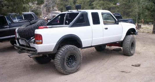 ford ranger 97 tire size