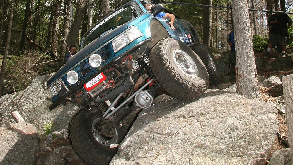Wahlstrom1 1997 Ford Ranger 4x4 rock crawling at the 2010 Ultimate Adventure