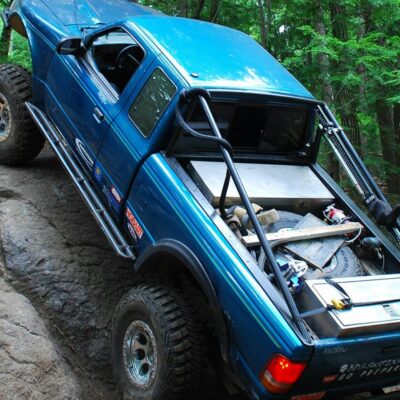 Andrew Wahlstrom 1997 Ford Ranger rock climbing
