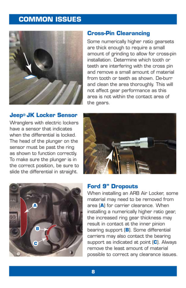 Ring & Pinion Installation Instructions The Ranger Station