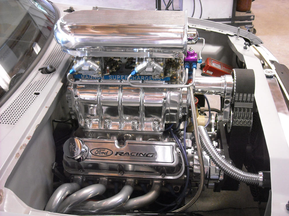 Engine: The 351 Windsor was punched to 383 by Gary at Magnum Superchargers ...
