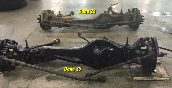 Dana 28 / Dana 35 Axle Swap – The Ranger Station