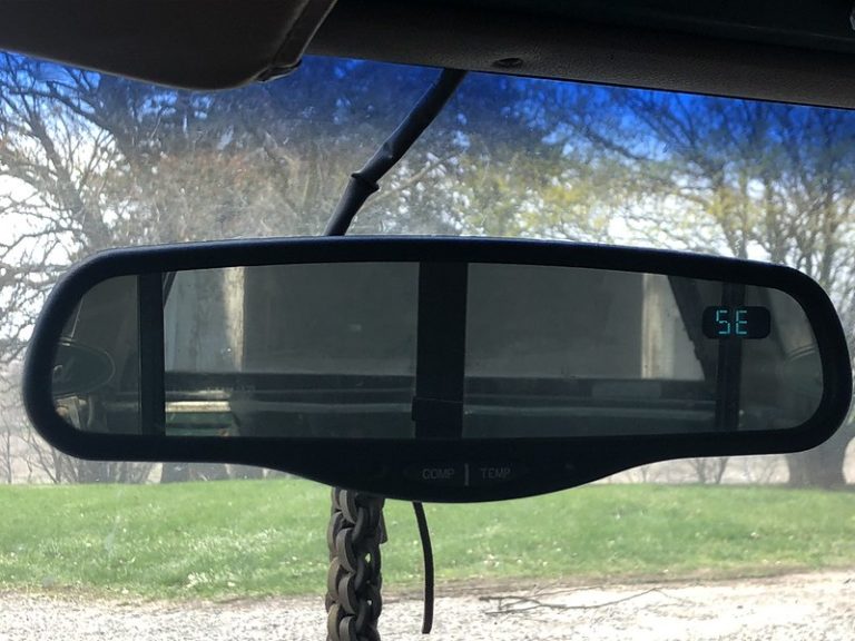 Compass / Temperature Mirror Install The Ranger Station