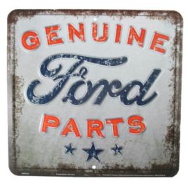 Genuine Ford Parts Nostalgia Metal Sign