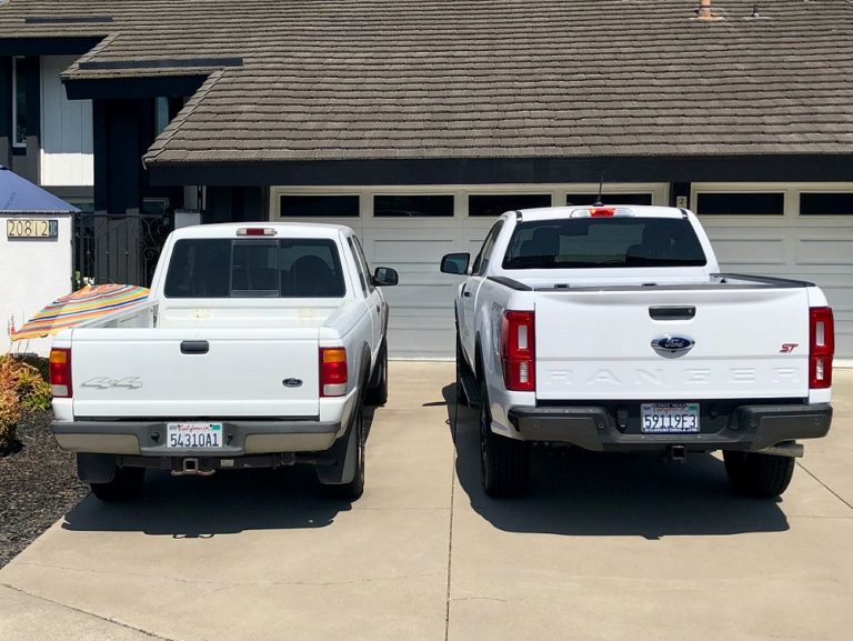 1999 Ford Ranger VS 2021 Ford Ranger - The Ranger Station