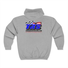 TRS Unisex Heavy Blend Full Zip Sport Gray Hooded Sweatshirt