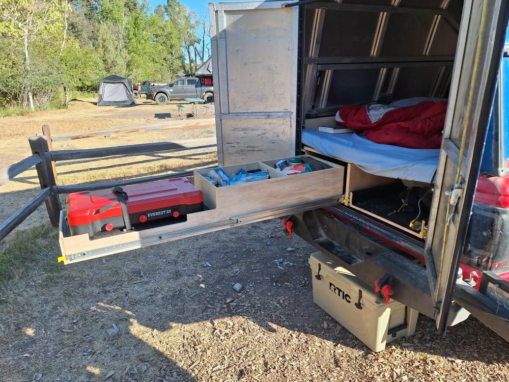 Ford Ranger with Leer DCC overland camper setup