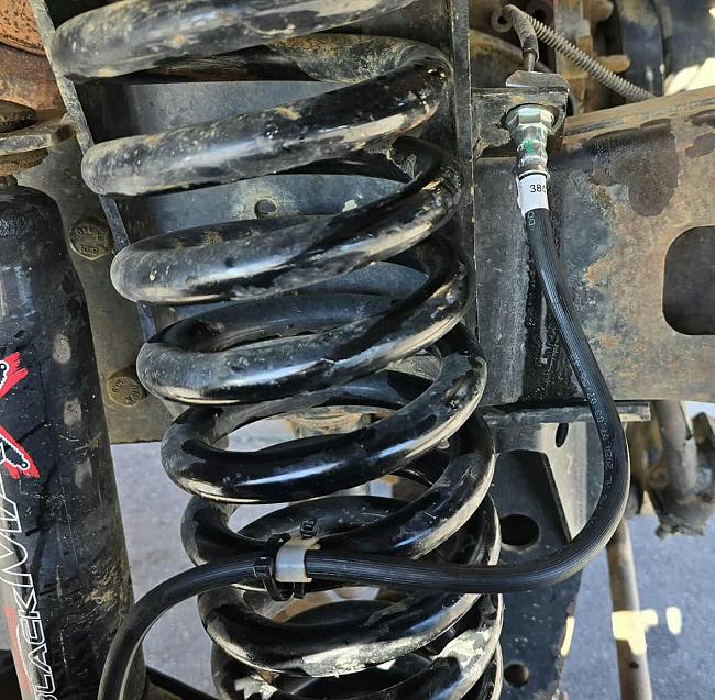 Chevrolet brake line on a Ford Ranger