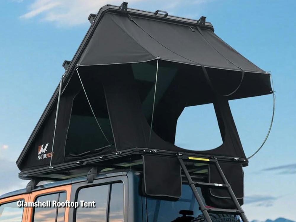 clamshell rooftop tent