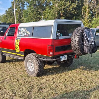 Dodge Truck Rear Tire Carrier