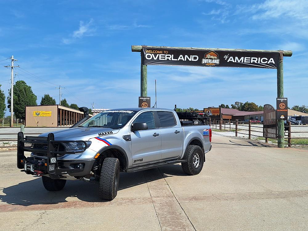 TRS-3 2021 Ford Ranger FX4 with a Skyjacker Suspension and Maxxis tires at Overland of America