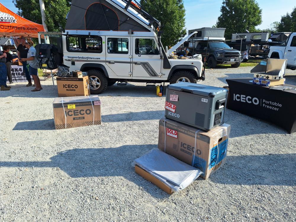 Overland of America ICECO vendor display
