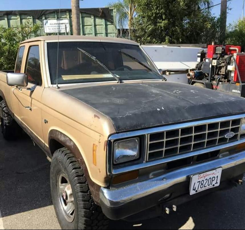 Rick Gonzalez’s 1987 Ford Ranger 4x4 before its overland transformation.