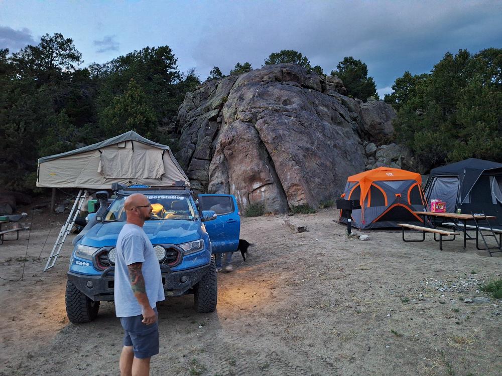 Rock formation at BV Overlook Camp & Lodging
