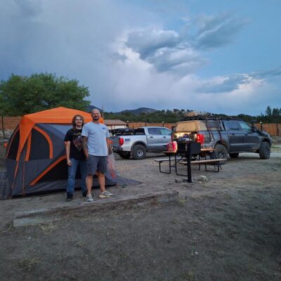 Robbies campsite at BV Overlook Camp & Lodging