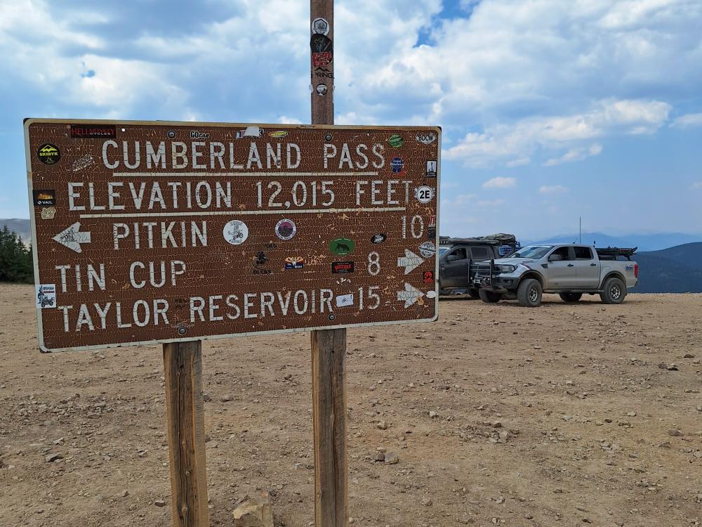 Cumberland Pass summit
