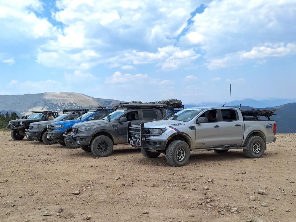 Ford Rangers at Cumberland Pass