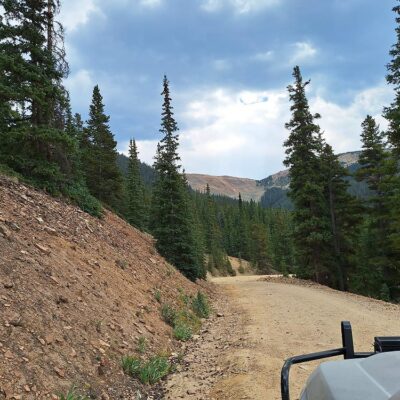 Headed down Cumberland Pass in Colorado