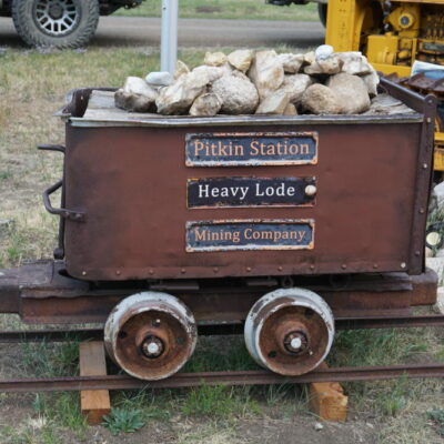 silver ore cart
