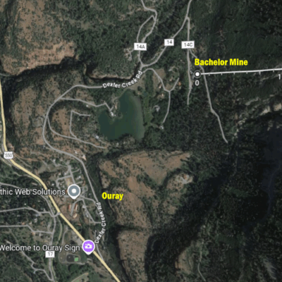 Bachelor Syracuse Mine Tour arial map