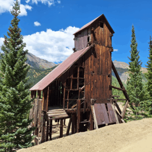 Front view of Yankee Girl Mine