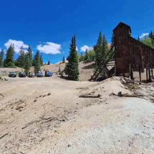 Ford Rangers at Yankee Girl Mine