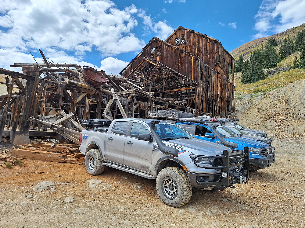 Ford Ranger's overlanding Colorado