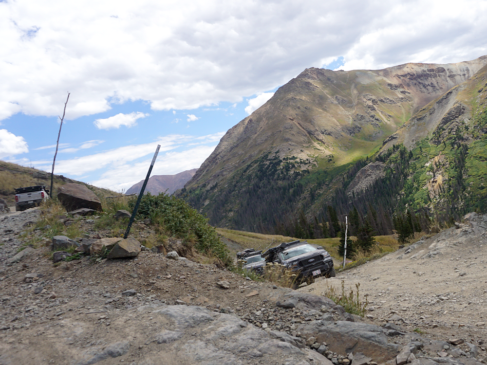 Ford Ranger's overlanding Colorado