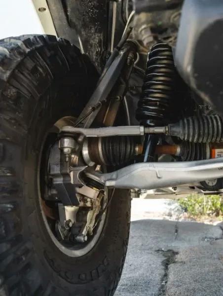 74Weld portal axle