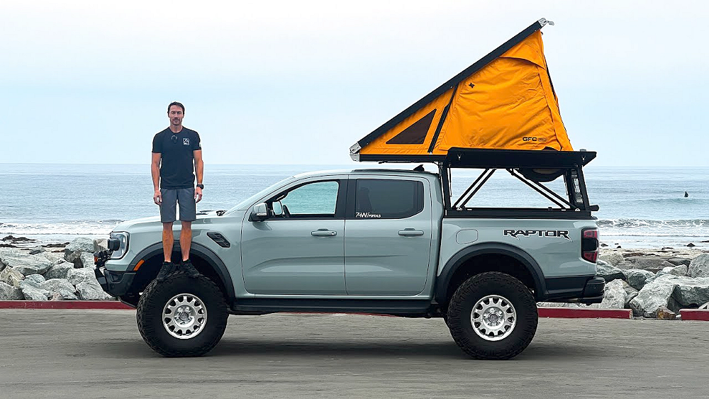 Weld74 Ford Ranger Raptor on portals