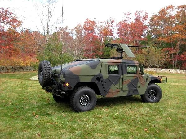 Humvee with camo paint