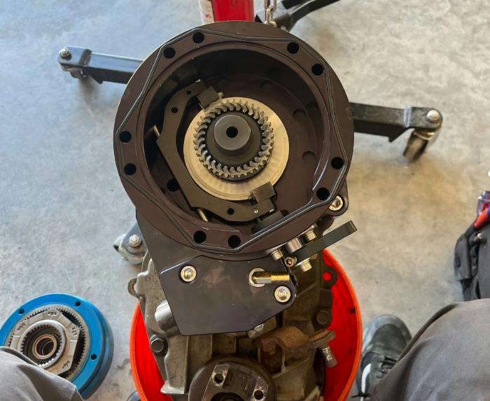 install the shifter section