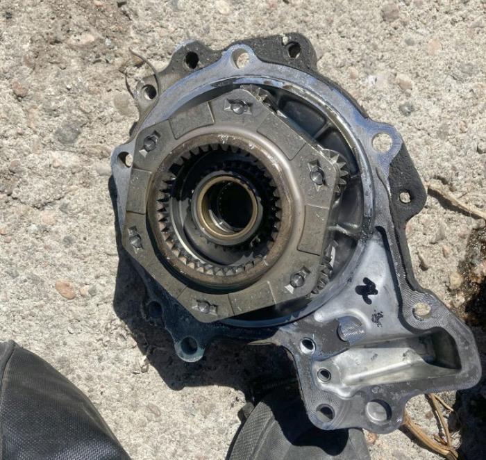 Planetary Gear Attached To Adapter Plate