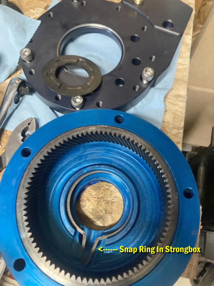 snap ring place in strongbox