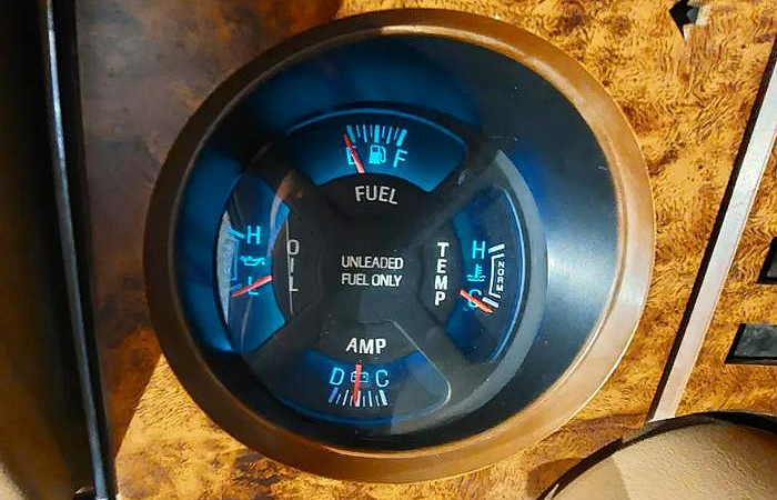 Ford blue dash lights