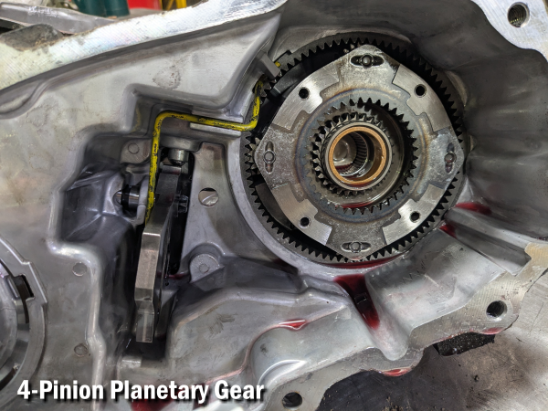 4-pinion planetary gear