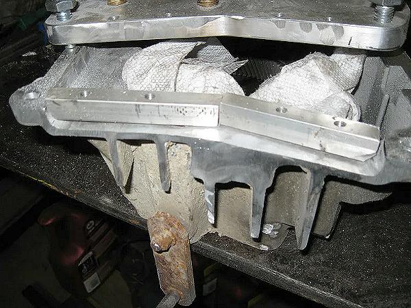 aluminum blocks used to fill the void in a BW1350 doubler