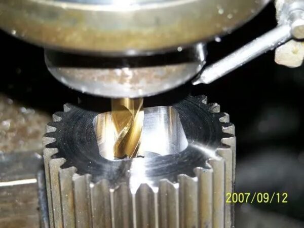square bore on the transfer case shaft