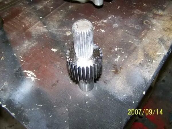 New square bore adapter shaft welded together