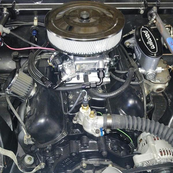 Holley Sniper EFI fuel injection on a Ford 2.8L V6