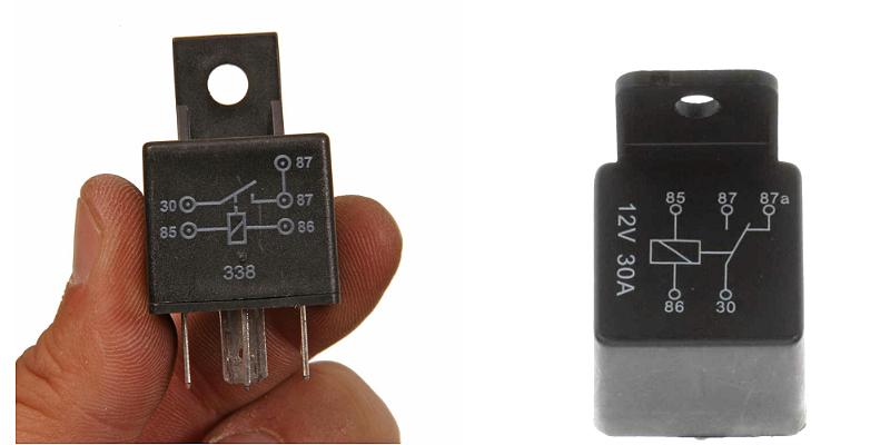 How to identify a 12V relay