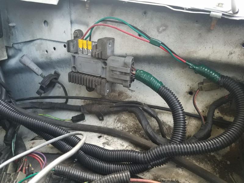 Remote Mounted TFI Ignition Module On Inner Fender