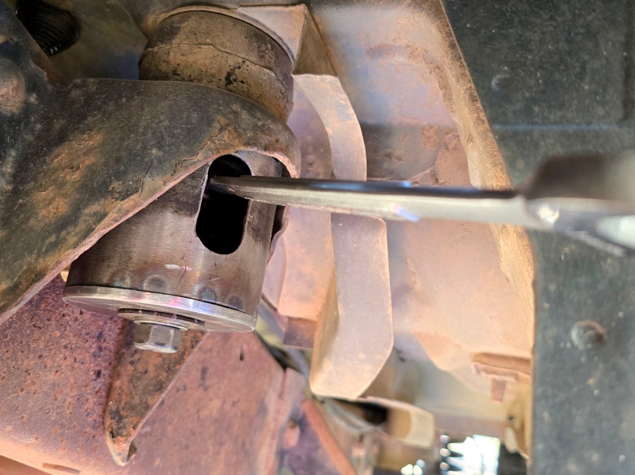 I made a special puller to separate these pieces