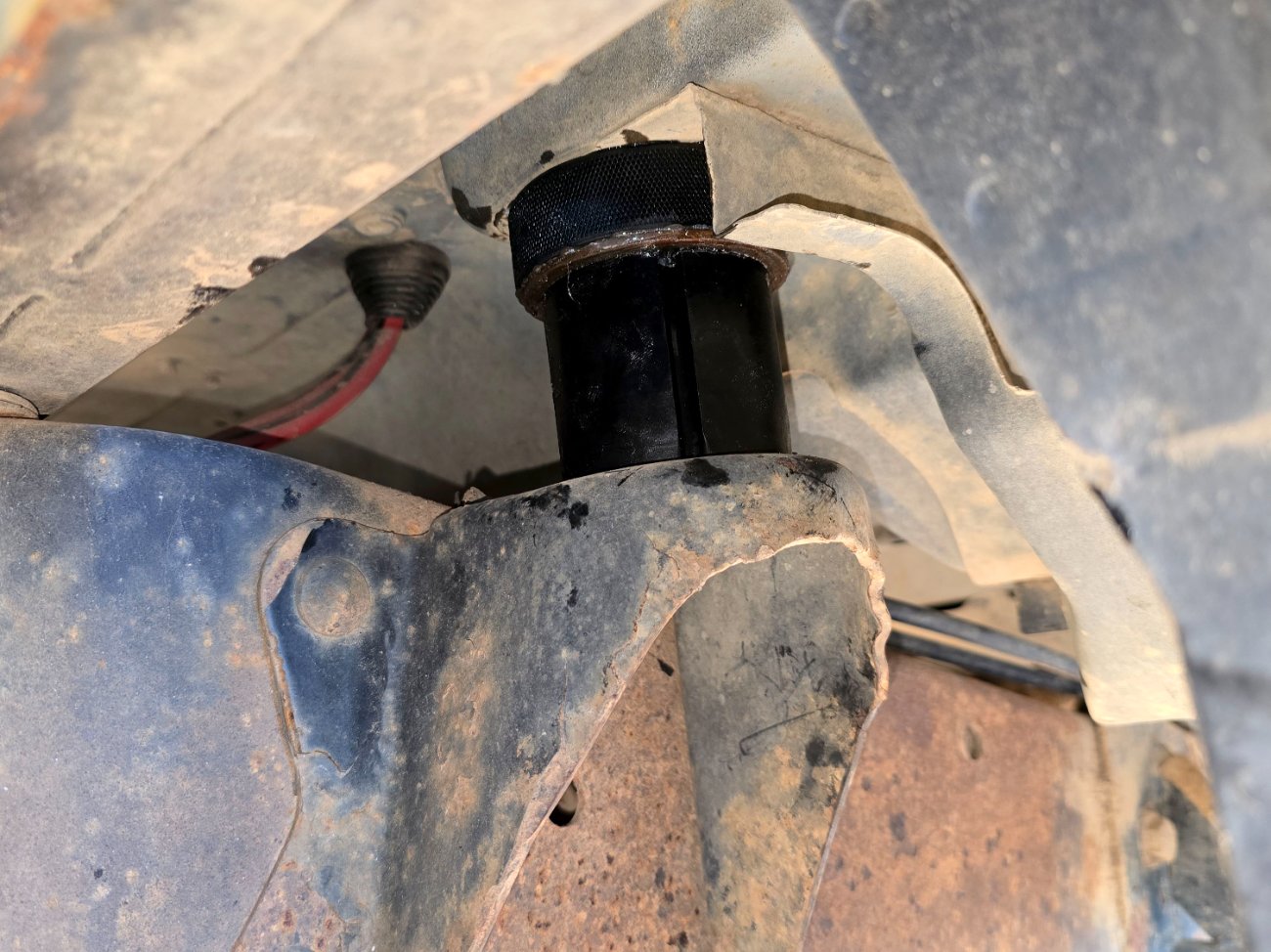 Ford Ranger body bushing and spacer