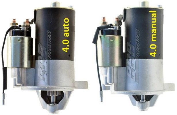 Ford 4.0L Starter Comparison