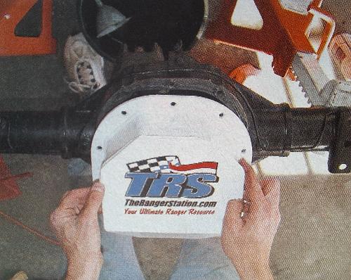 Install the heavy duty 8.8 differential cover