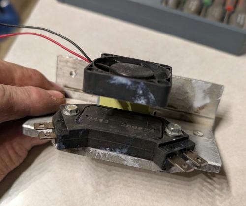 Mounting 12V cooling fan