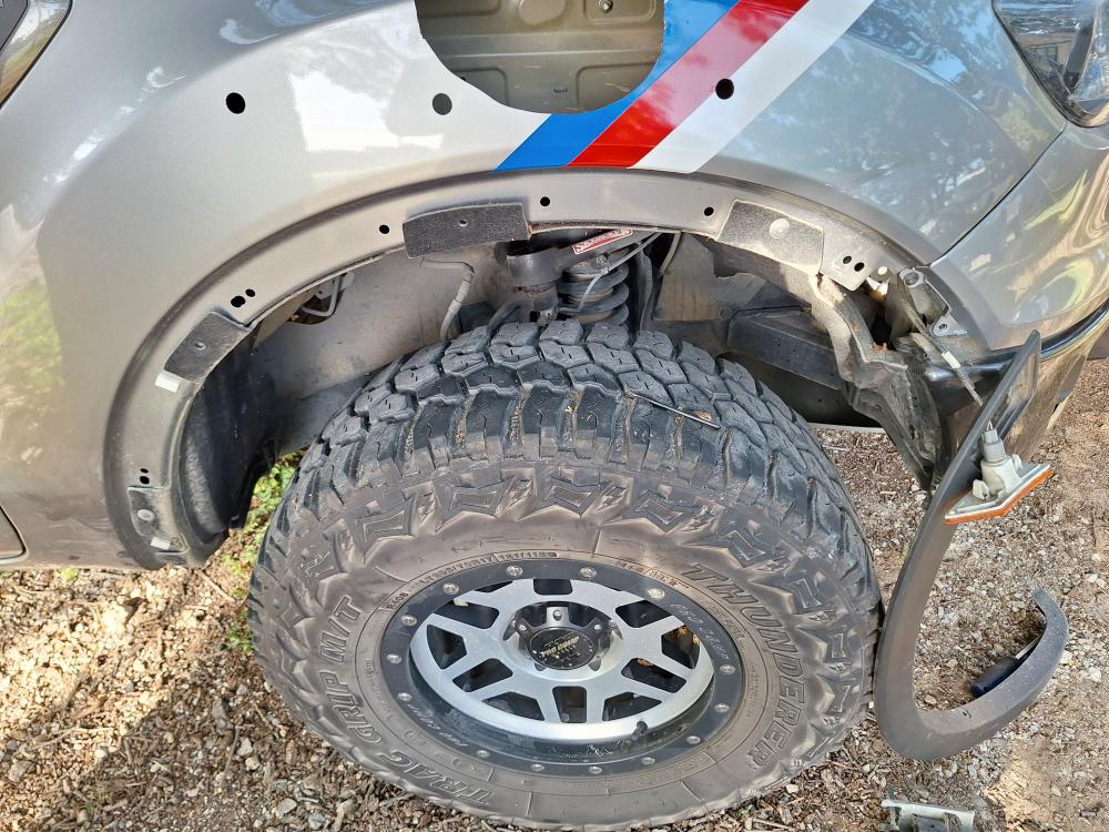 fender flare removed